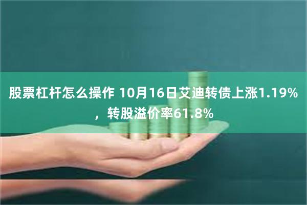 股票杠杆怎么操作 10月16日艾迪转债上涨1.19%，转股溢价率61.8%