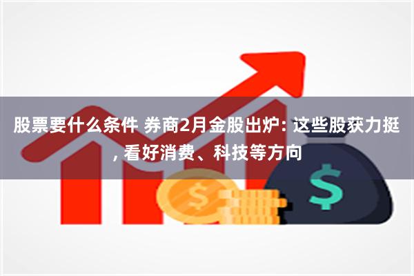 股票要什么条件 券商2月金股出炉: 这些股获力挺, 看好消费、科技等方向